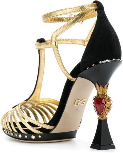 dolce gabbana bette sandalen mit design-absatz|Dolce & Gabbana 'Bette' Sandalen Mit Design.